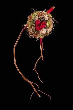 "Prayer", mixed media, 12 x 27", 2006