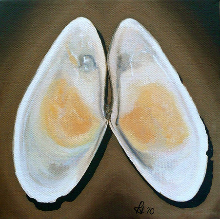 "Symmetry", oil on canvas, 6 x 6", 2010