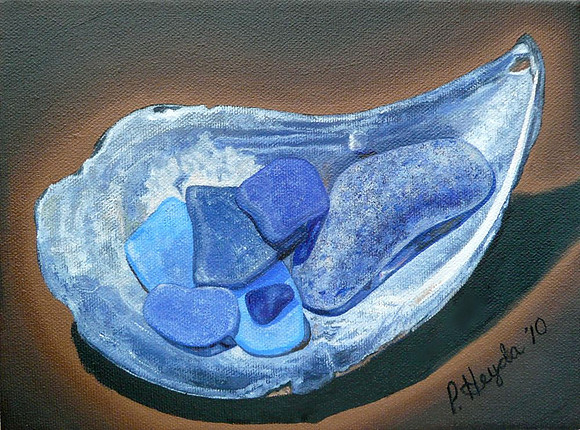 "Blue", oil on canvas, 8 x 6", 2010