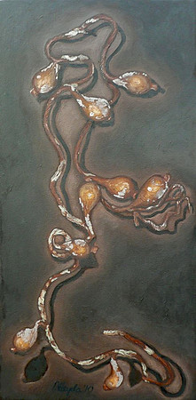 "Kelp", oil on canvas, 8 x 16", 2010