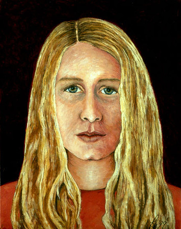 "Portrait of a Young Woman", oil on canvas, 8 x 10", 1999