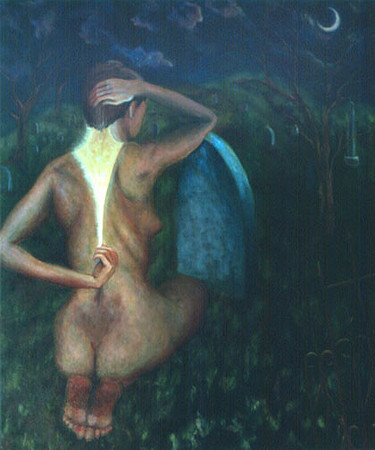 Untitled, oil on canvas, 32 x 37", 1991