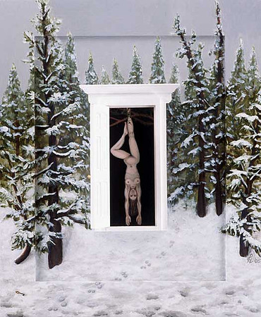 "Persephone", mixed media, 15 x 17 1/2", 2005