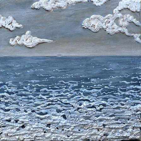 "Looking West", 10 x 10", acrylic on canvas, 2014