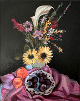 Still Life, 8 x 10, acrylic on canvas board, 2021